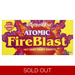 Atomic Fireblast Hard Candy - 40g Box | Cinnamon Sweets